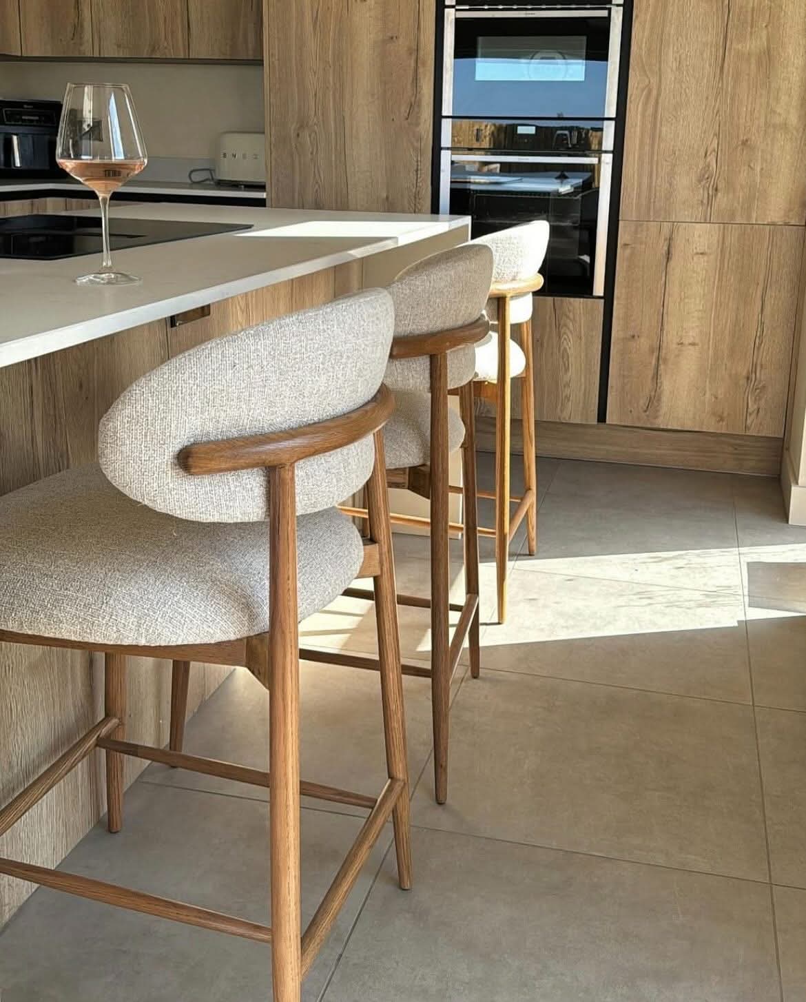 Oslo Wooden Bar Stool